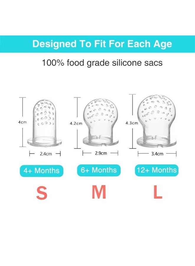 شيكو لهاية تغذية طعام الفاكهة للأطفال - مغذي طعام طازج، لعبة تسنين الفاكهة للأطفال من عمر 3 إلى 24 شهرًا - Image 3